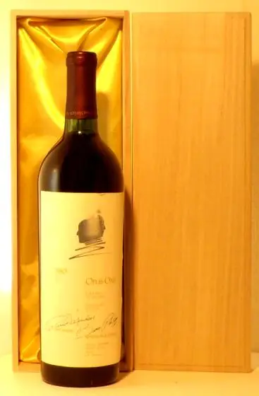 １９８０年 オーパス・ワン （ラベルの状態をお確かめください３） 赤ワイン