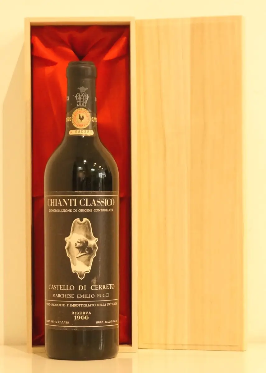 １９６６年　Pucci　Chianti Classico Riserva Castello di Cerreto