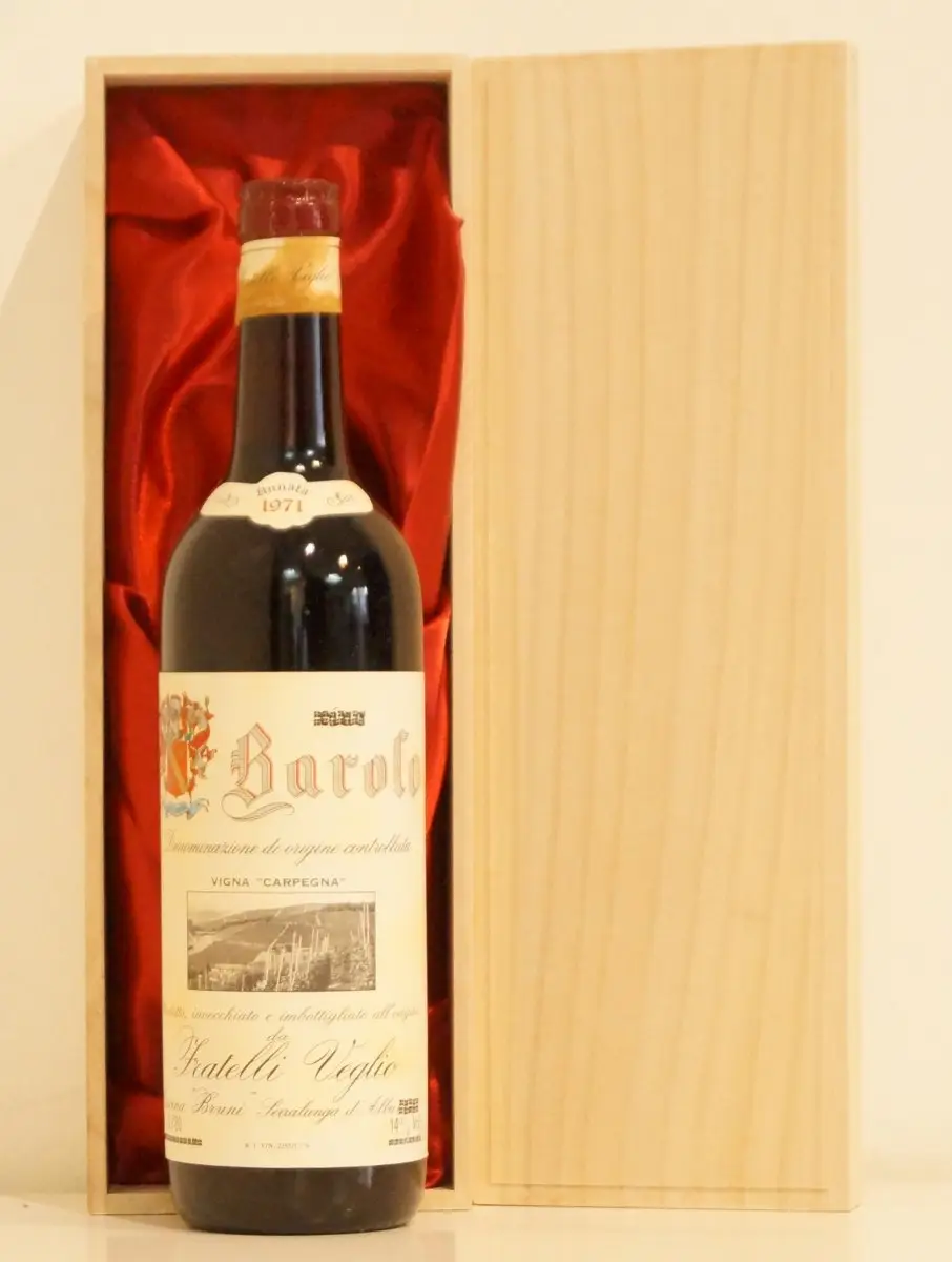 １９７１年　F.lli Veglio Barolo Vigna Carpegna