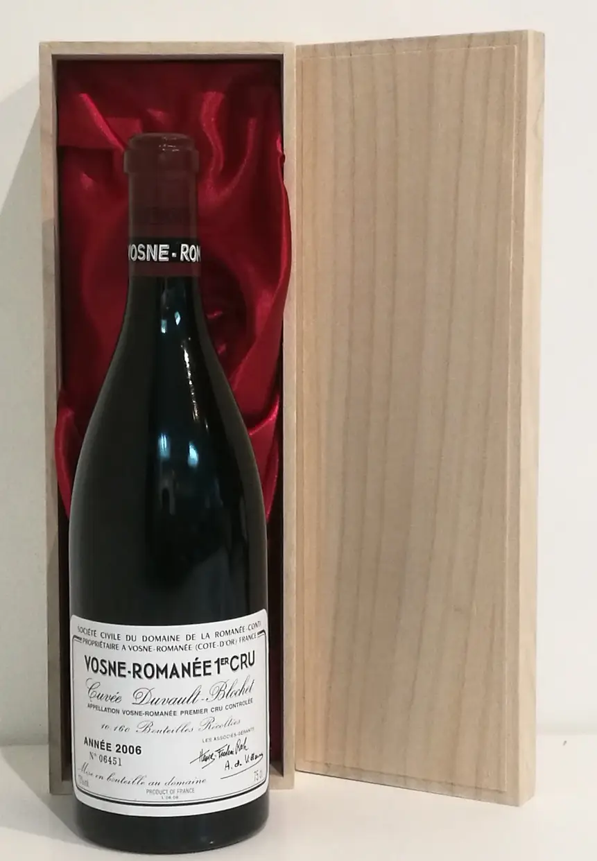 ２００６年 DRC ヴォーヌ・ロマネ プルミエ・クリュ （ドメーヌ・ド・ラ・ロマネ・コンティ） 赤ワイン