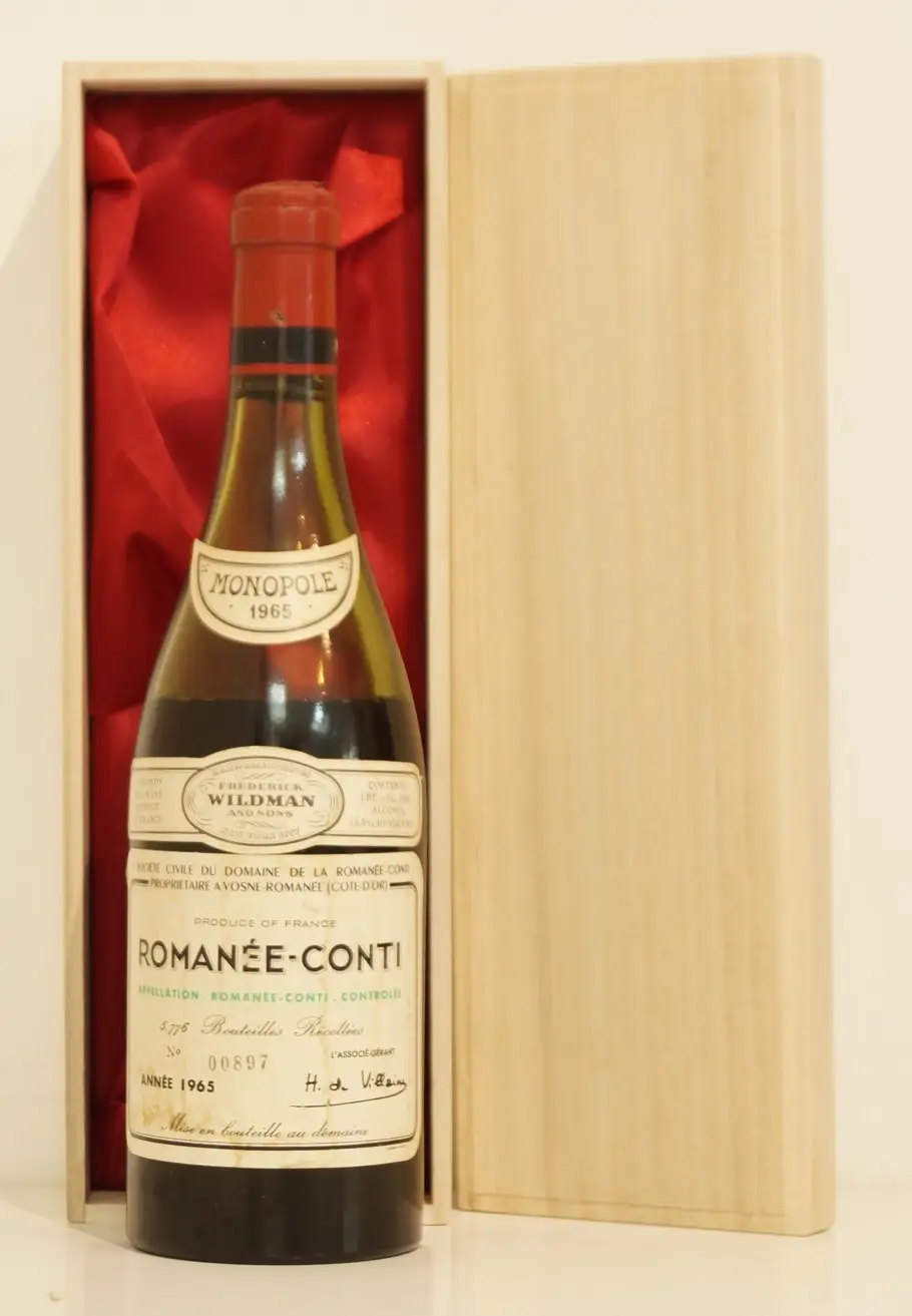 空瓶ロマネコンテイ　希少1965年 6990427-domaine-de-la-romanee-