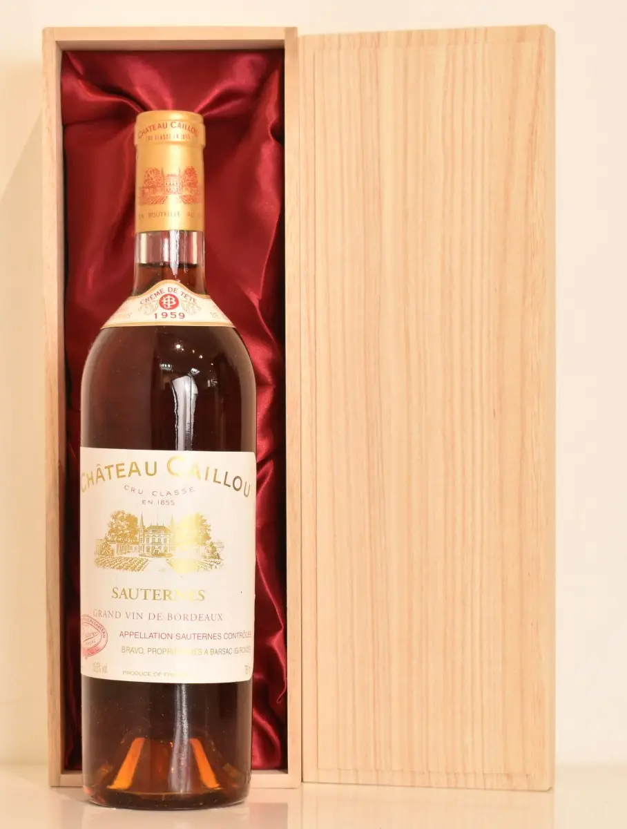１９５９年 シャトー・カイユー（甘口貴腐ワイン）