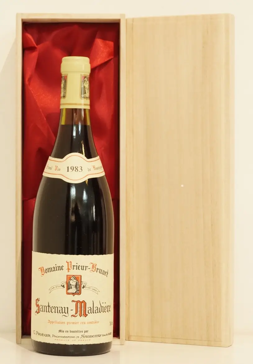 １９８３年 サントネイ  プルミエ・クリュ マラディエール ドメーヌ・プリュール・ブルネ 赤ワイン