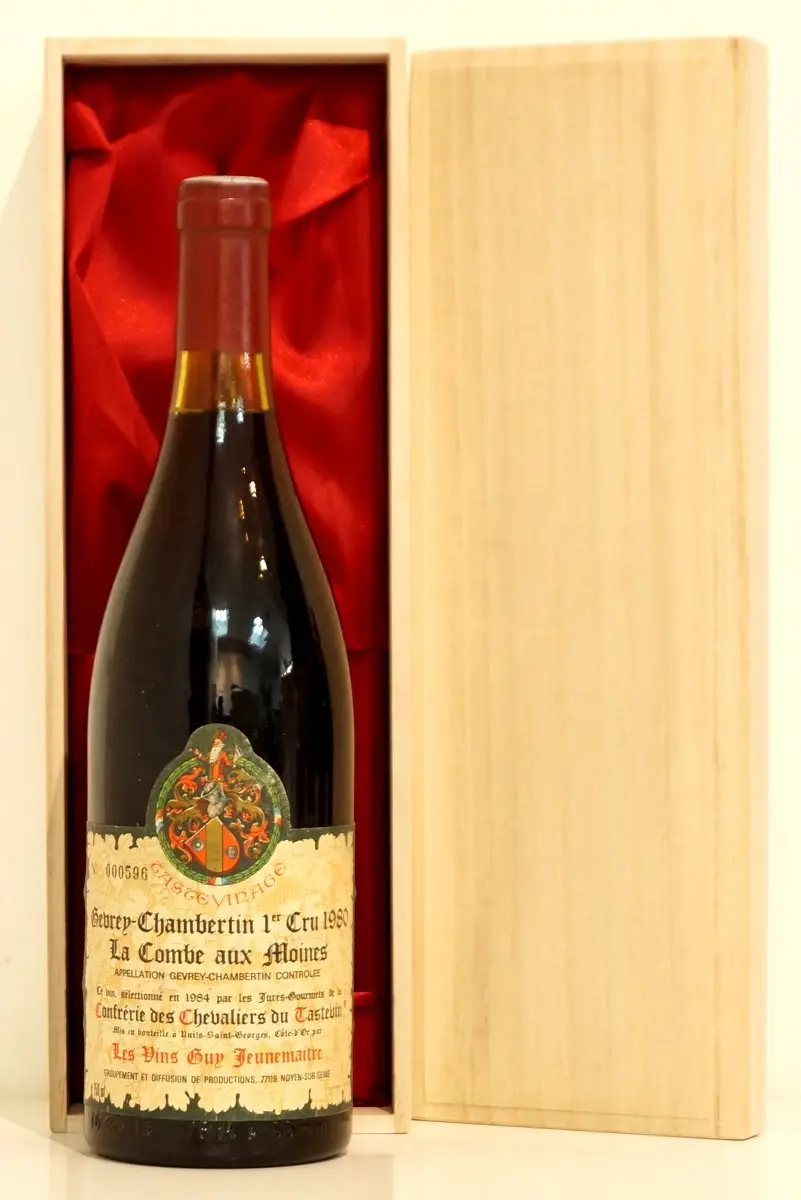 １９８０年　ジュヴレ・シャンベルタン　コンブ・オー・モワンヌ　タストヴィナージュ　Jeunemaitre