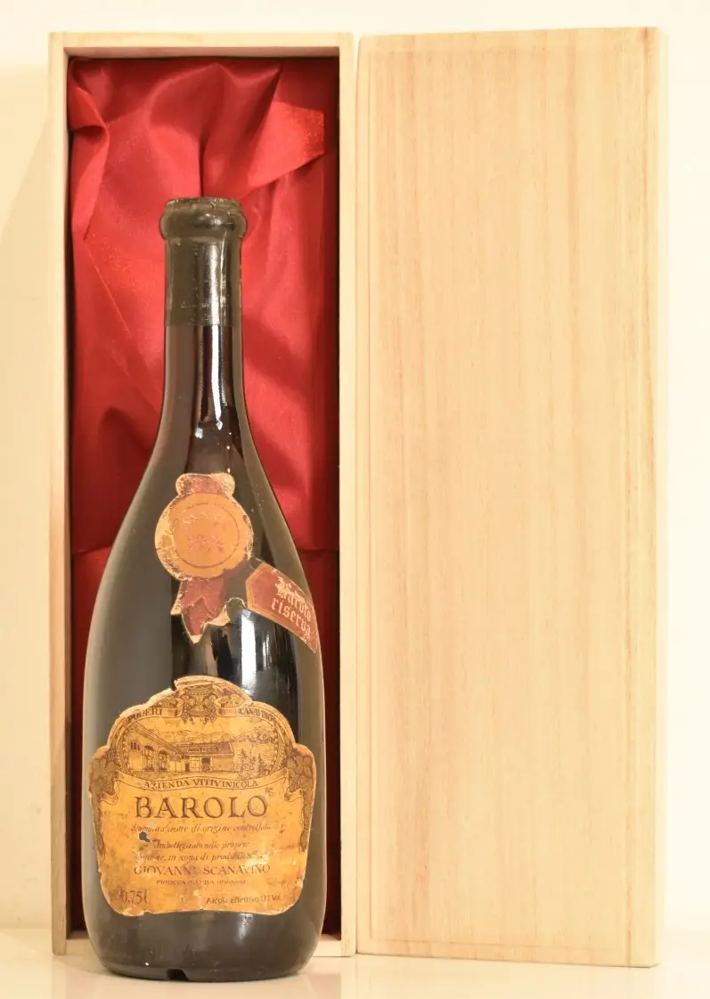 １９７４年 Scanavino Barolo Riserva 750ml 