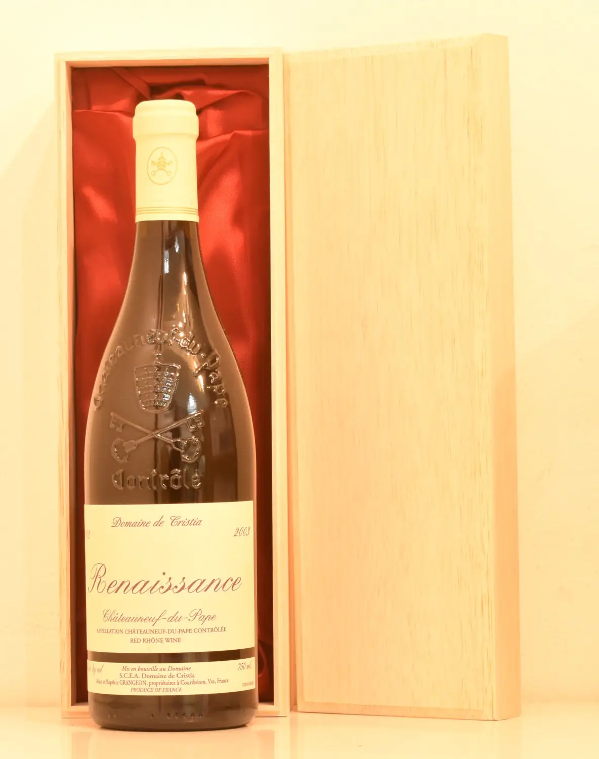 ２００３年 シャトーヌフ・デュ・パプ・キュヴェ・ルネサンス ドメーヌ・クリスティア
