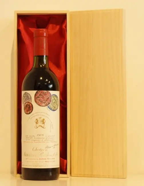 １９７８年 シャトー・ムートン・ロートシルト 赤ワイン