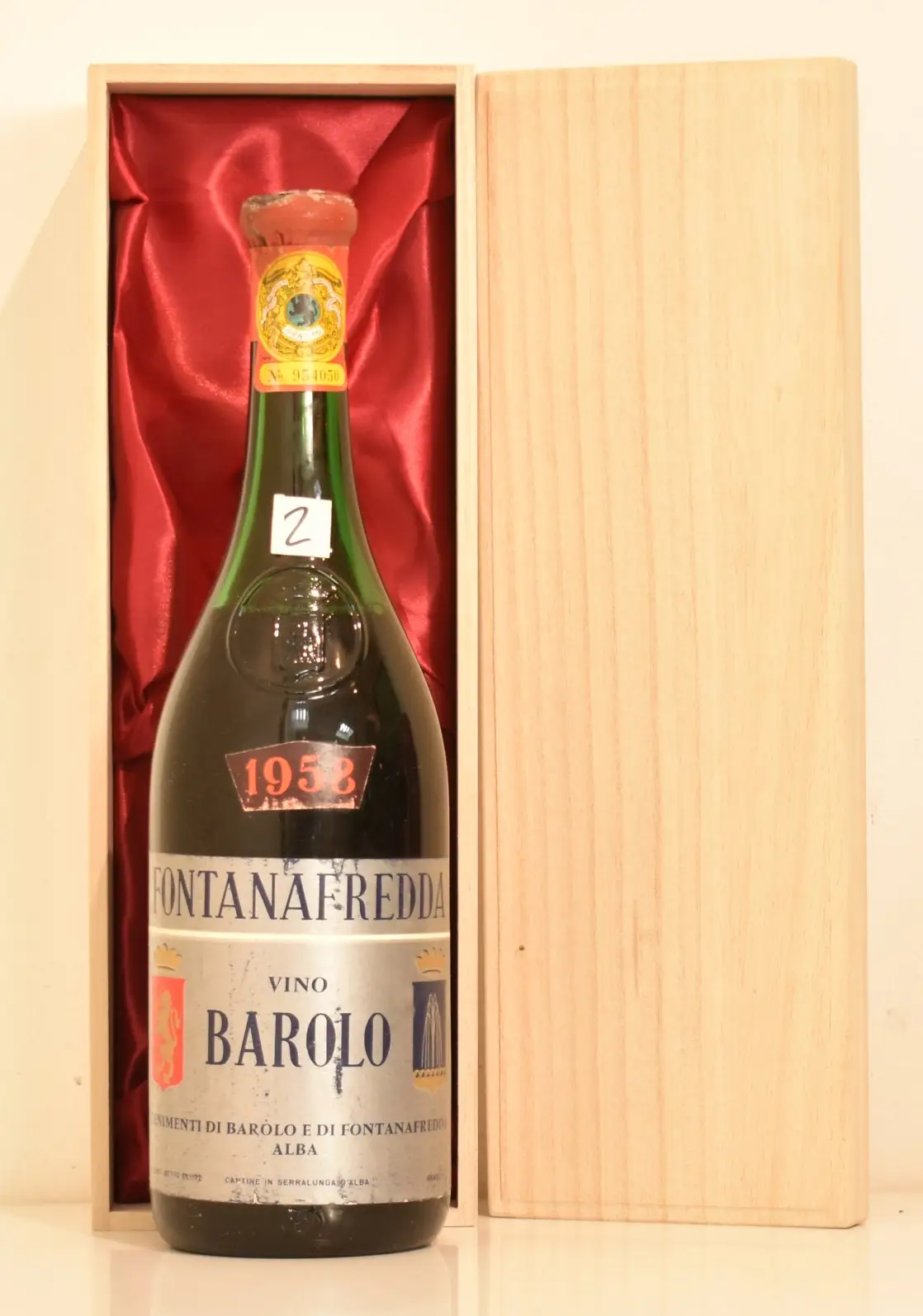 １９５８年 フォンタナフレッダ バローロ※訳ありコルク液漏れ