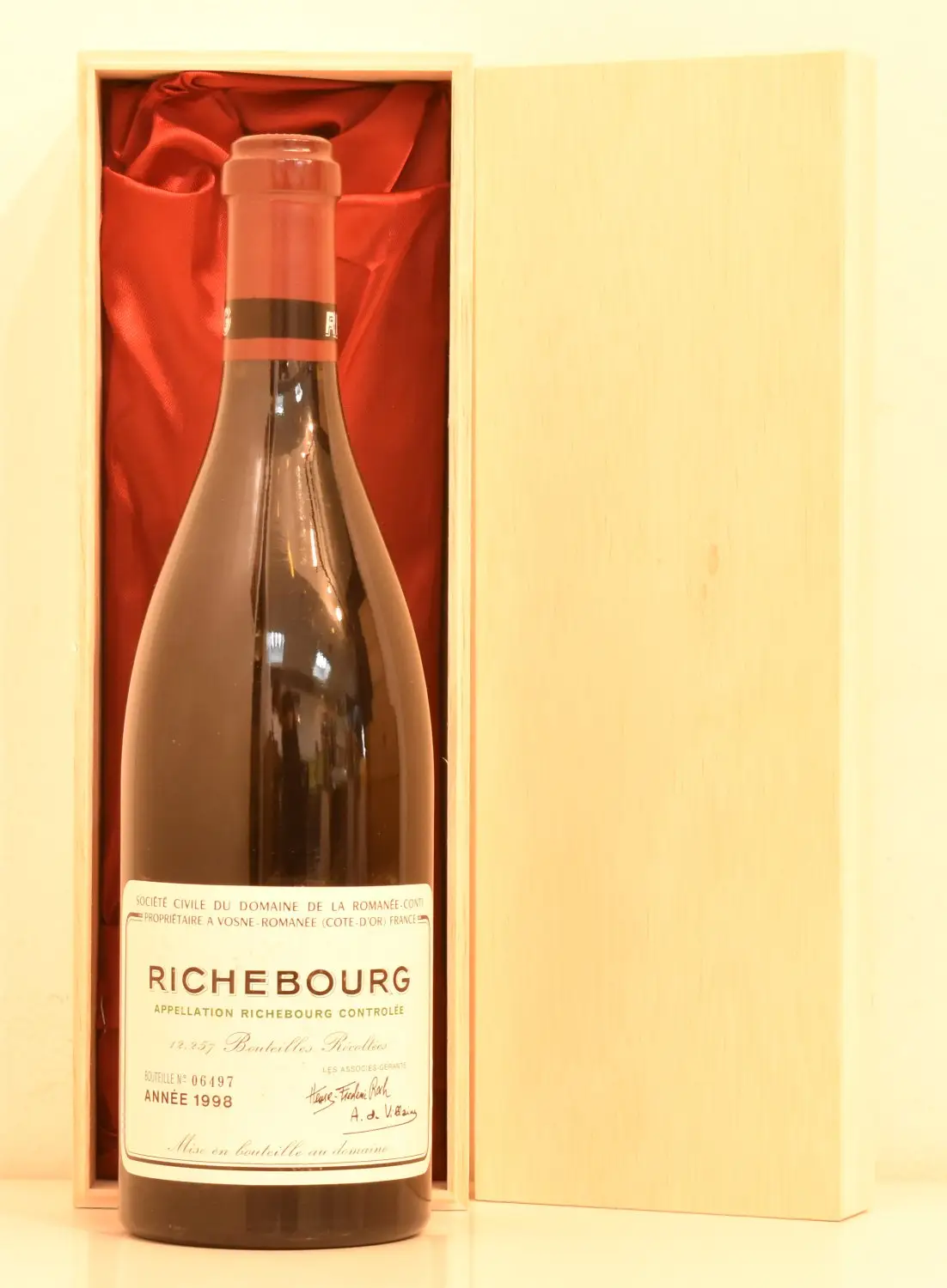 １９９８年 DRC リシュブール （ドメーヌ・ド・ラ・ロマネ・コンティ） 赤ワイン