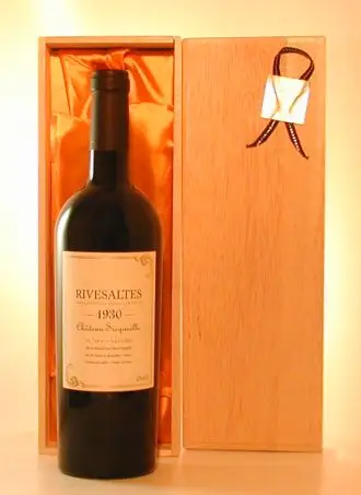 １９３０年 リヴザルト（甘口赤ワイン） シャトー・シスケイユ