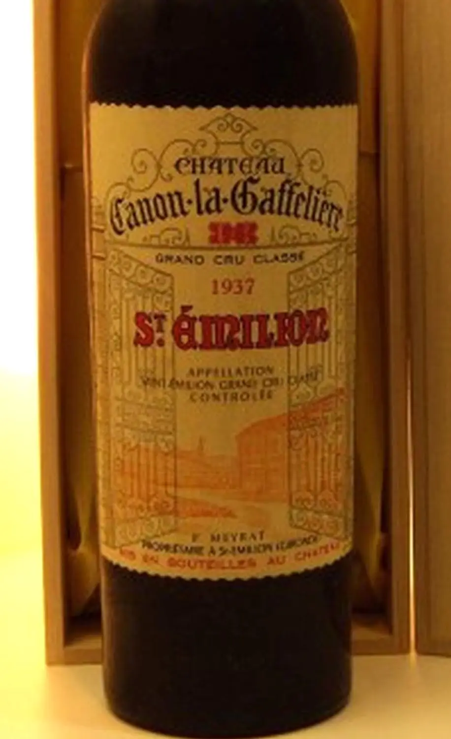 1937年 シャトー・カノン・ラ・ガフリエール 赤ワイン｜生まれ年