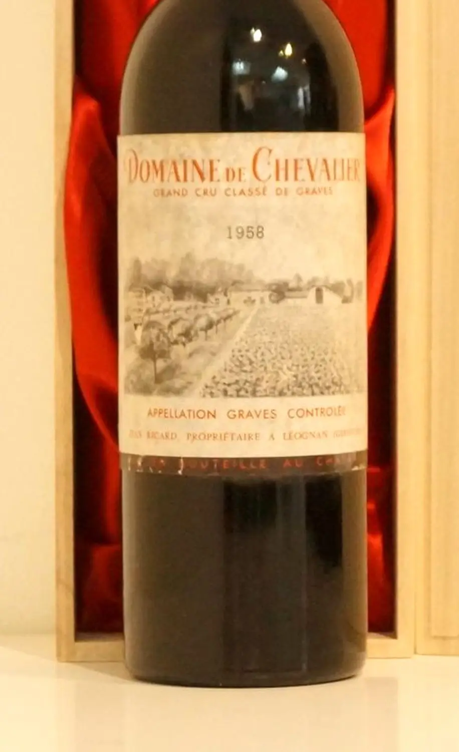 シュヴァリエページ 1958年 ドメーヌ・ド・シュヴァリエ（赤） 赤ワイン｜生まれ