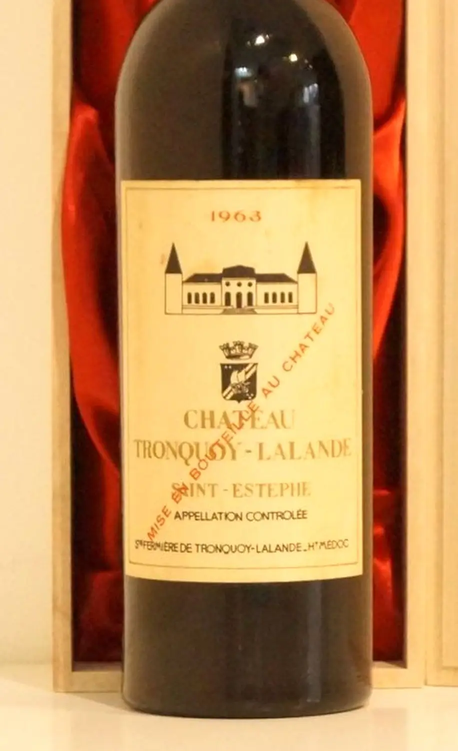 1963年 シャトー・トロンコワ・ラランド 赤ワイン｜生まれ年ギフト