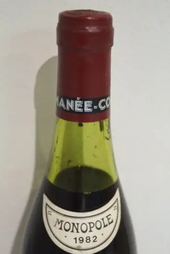 1982年 DRC ロマネ・コンティ（バックラベル三越正規）③ 赤ワイン