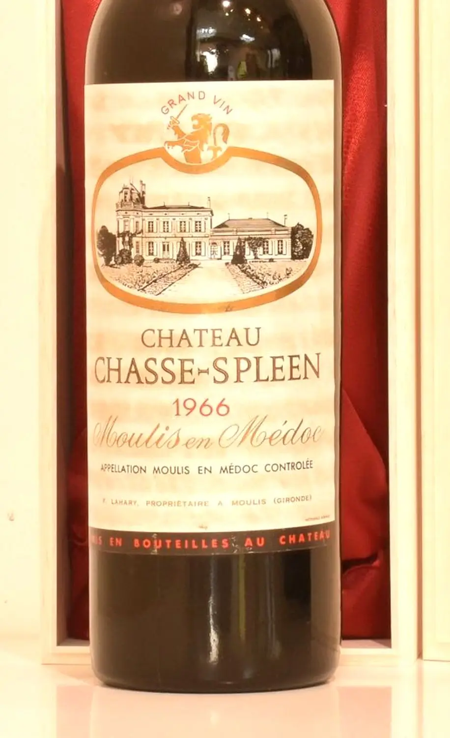 還暦年！ 1966年 シャトー・シャス・スプリーン 赤ワイン｜生まれ