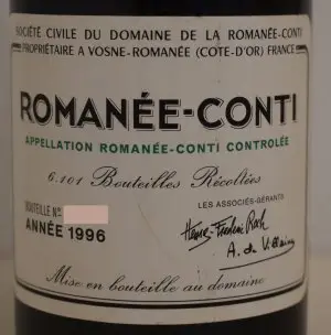 ロマネコンティ Romanee conti 1996 空瓶 ロマネコンティ Romanee conti 1996 空瓶 - メルカリ