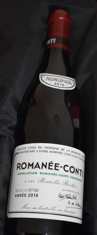 超希少⭐︎当たり年2016年ロマネ コンティ空き瓶ROMANEE-CONTI 超希少⭐︎当たり年2016年ロマネ コンティ空き瓶ROMANEE-CONTI