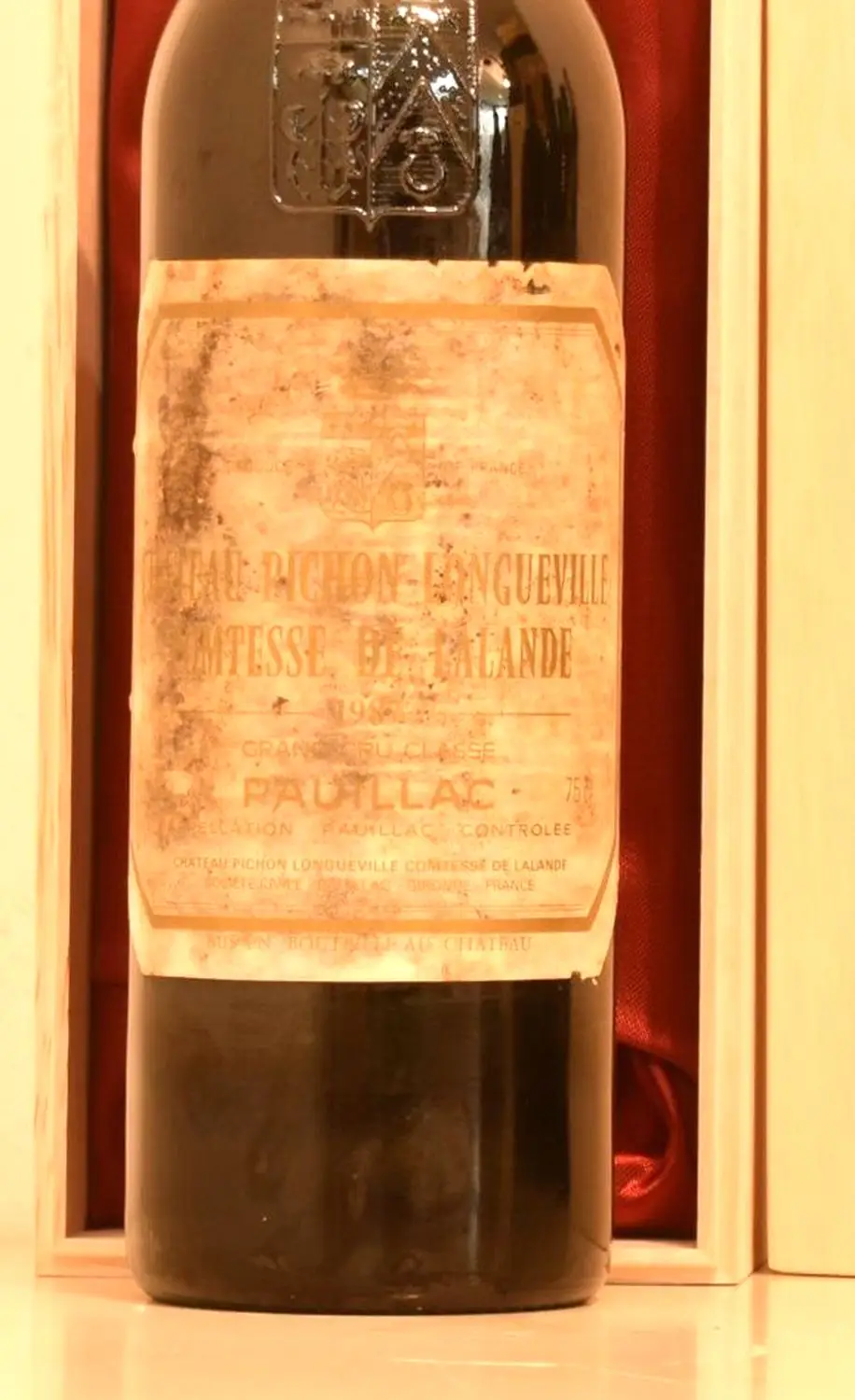 1987年 シャトー・ピション・ロングヴィル・コンテス・ド