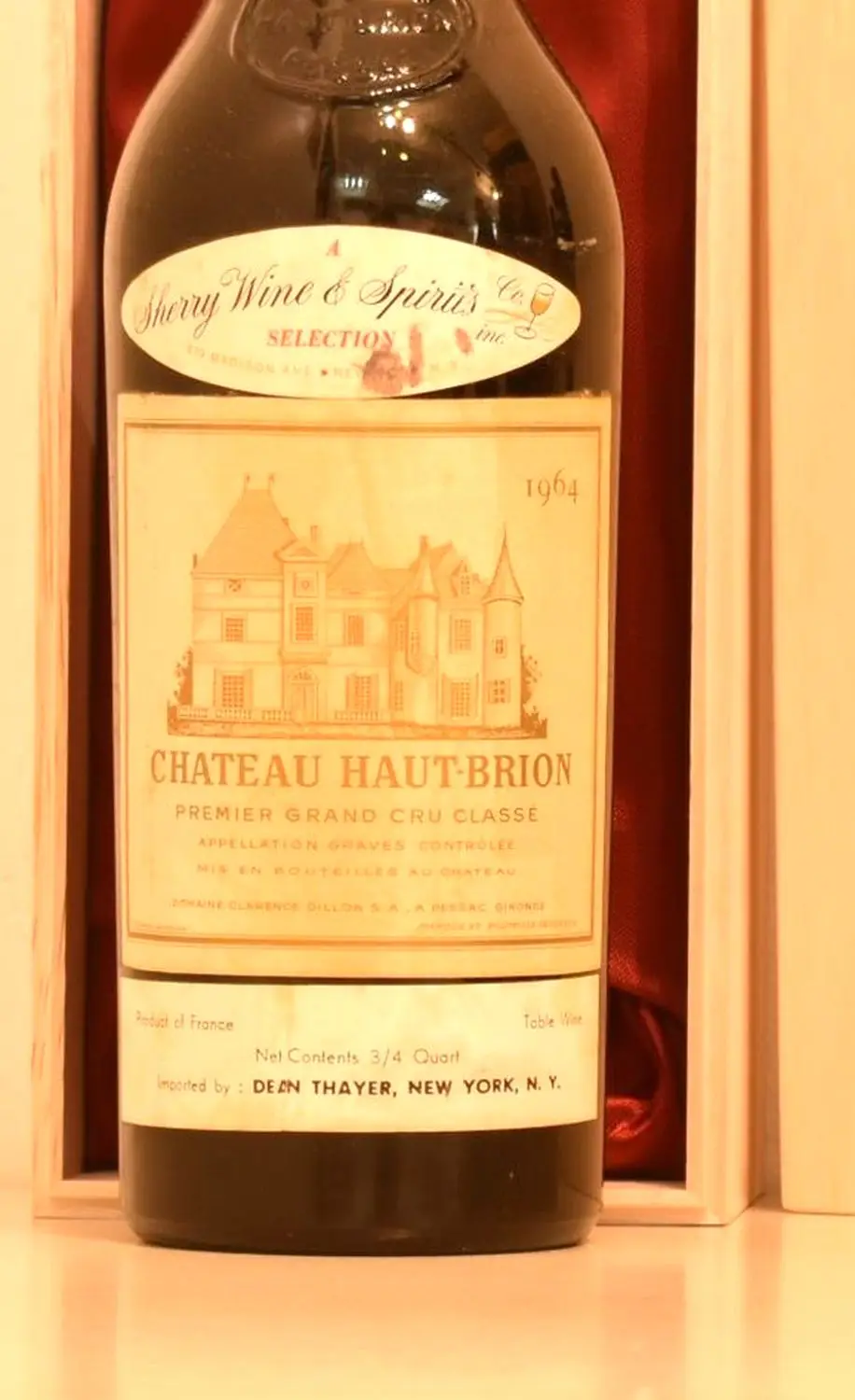 1964年 シャトー・オーブリオン 赤ワイン｜生まれ年ギフト