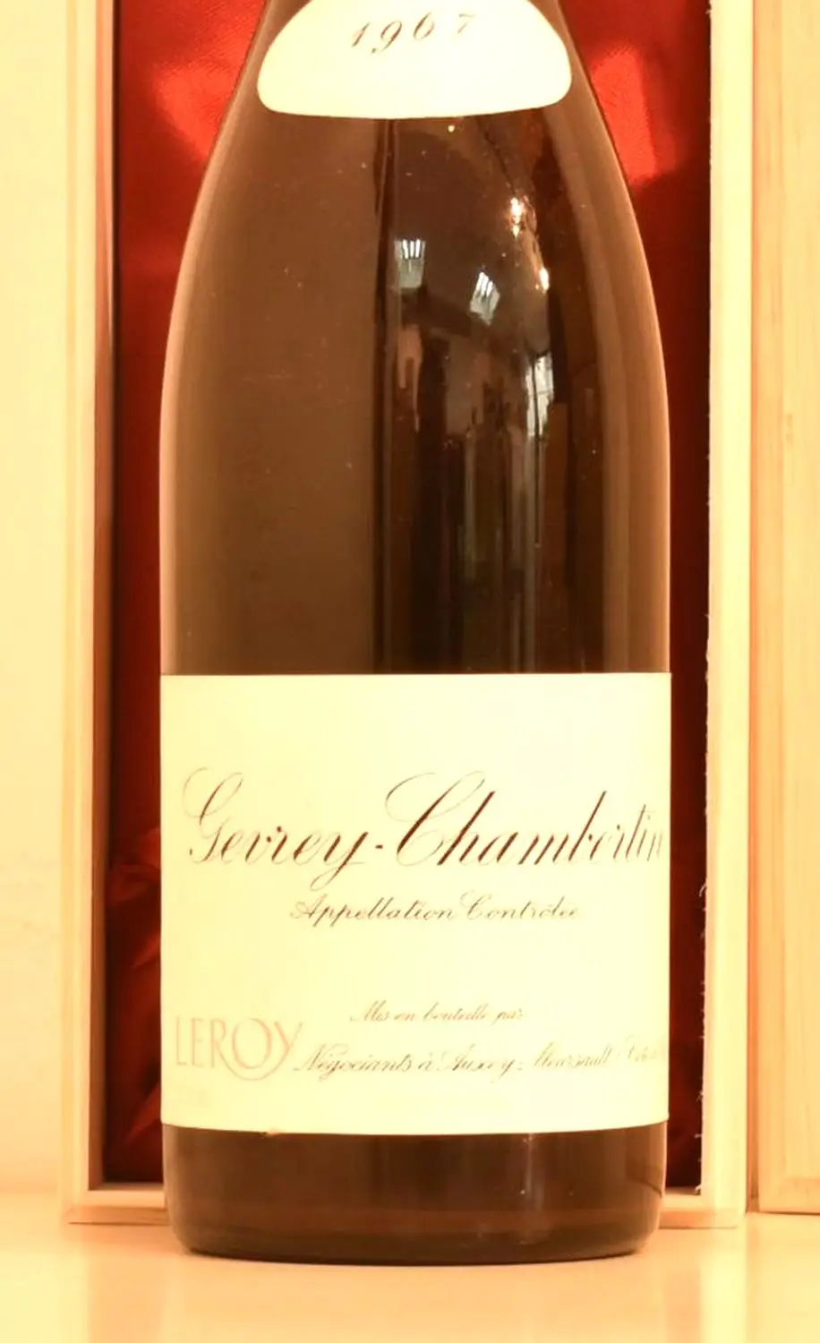 1967年 メゾン・ルロワ ジュヴレ・シャンベルタン 赤ワイン