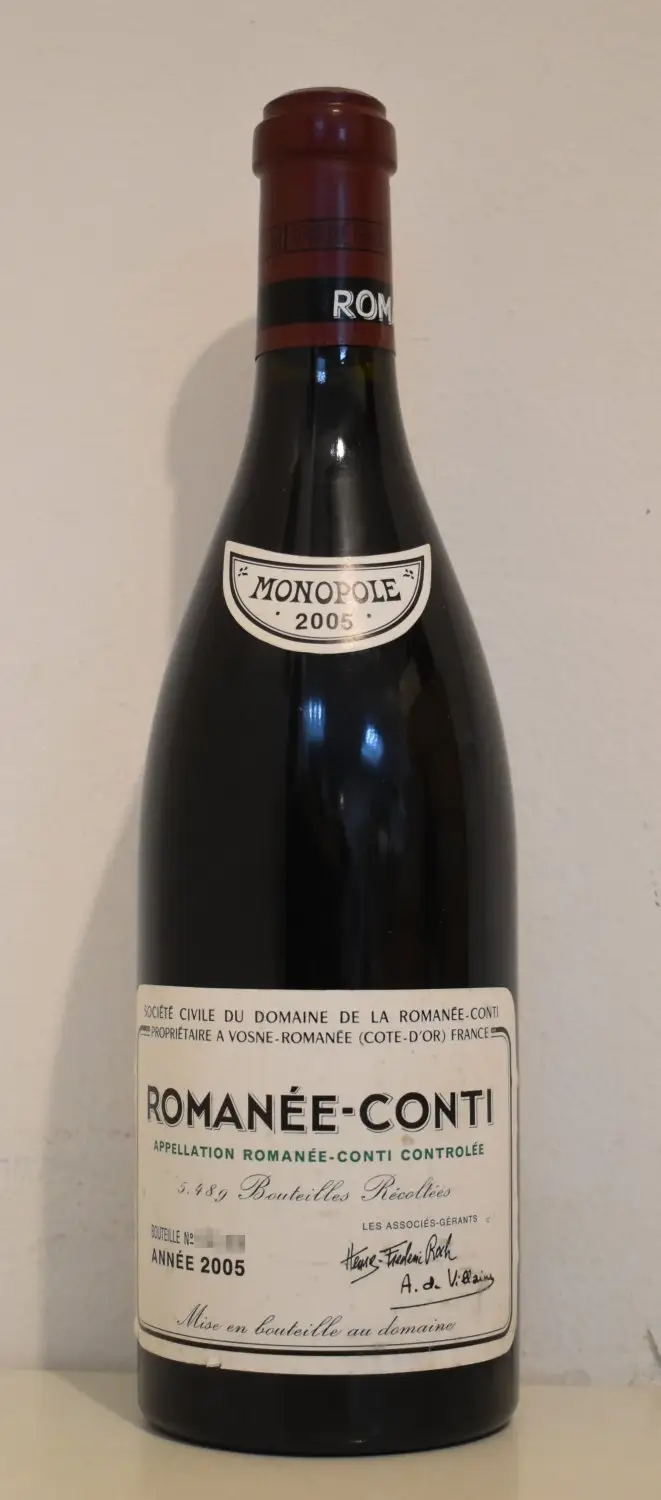 2005年 DRC ロマネ・コンティ 赤ワイン｜生まれ年ギフト