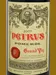 ２００７年　シャトー・ペトリュスのラベル画像